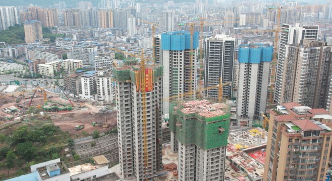 顺利封顶！金华片区棚改项目首栋住宅楼(图5)